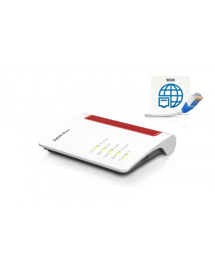 FRITZ!Box 4050 wireless router Gigabit Ethernet Dual-band (2.4 GHz / 5 GHz) Black, White