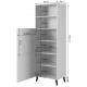 Cabinet ABETO 60x40x176.5 cm gloss black/black