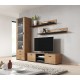 Cama display cabinet SOHO S1 lefkas oak/black