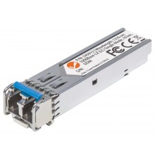 Модуль трансивера Intellinet, оптический, Gigabit Fiber SFP, 1000Base-Lx (LC) с одним режимом, 10 км, совместимый с MSA, эквивал