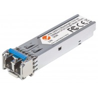 Модуль трансивера Intellinet, оптический, Gigabit Fiber SFP, 1000Base-Lx (LC) с одним режимом, 10 км, совместимый с MSA, эквивал