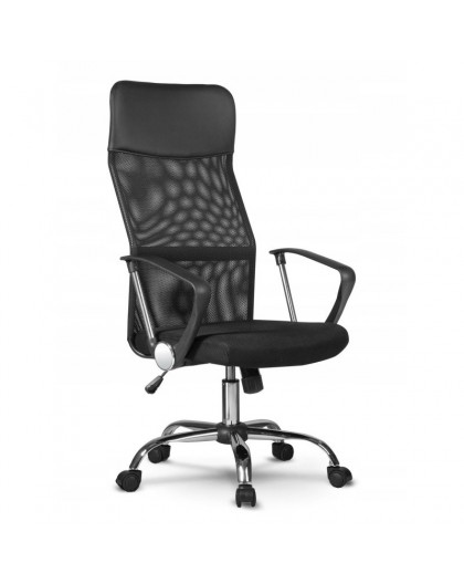 Topeshop KRZESŁO NEMO CZARNE office/computer chair Padded seat Mesh backrest