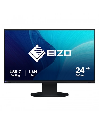 EIZO FlexScan EV2490-BK LED display 60.5 cm (23.8") 1920 x 1080 pixels Full HD Black