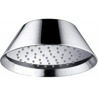 Steel overhead shower - 225 mm