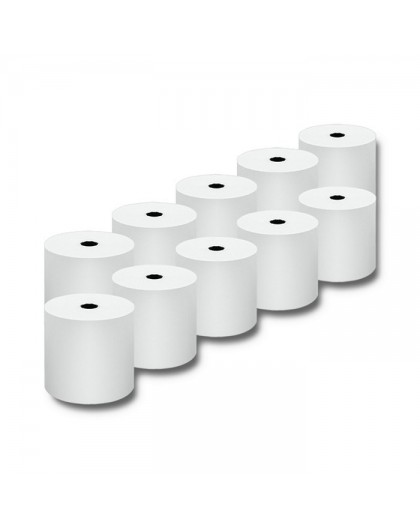 Qoltec 51892 Thermal roll 80 x 80 | 55g/m2 | 10pcs | BPA free