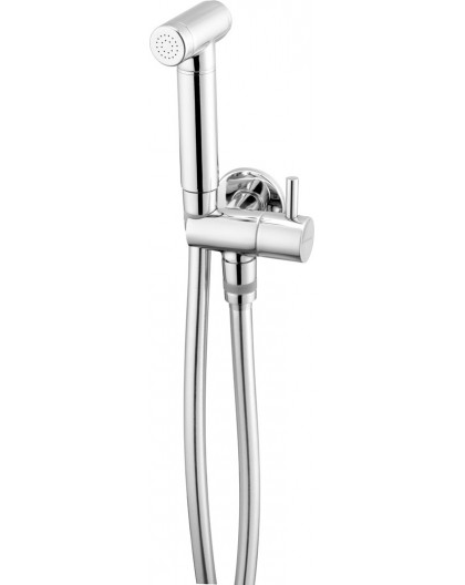 Point bidetta set with angled connection - receiver holder