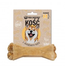 PAKA ZWIERZAKA Bone with goat M 12 cm - dog treat - 55g