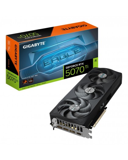 GIGABYTE GeForce RTX 5070 Ti EAGLE OC SFF 16G Graphics Card - 16GB GDDR7, 256bit, PCI-E 5.0, 2542 MHz Core Clock, 3 x DP 2.1a, 1