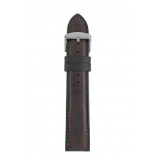 Leather strap Zeppelin brown, 22 mm