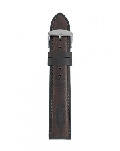 Leather strap Zeppelin brown, 22 mm