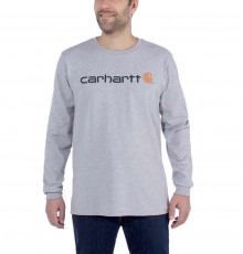 Sweatshirt Carhartt Core Logo T-Shirt L/S grey