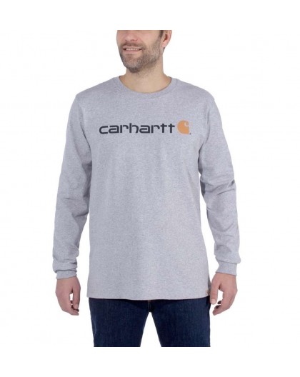 Sweatshirt Carhartt Core Logo T-Shirt L/S grey