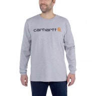 Sweatshirt Carhartt Core Logo T-Shirt L/S grey