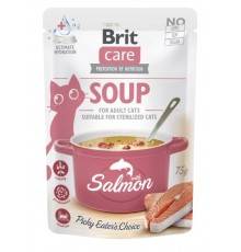 BRIT Care Supp Salmon - supp kassidele - 75g