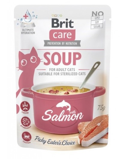 BRIT Care Soup Salmon - soup for cats - 75g