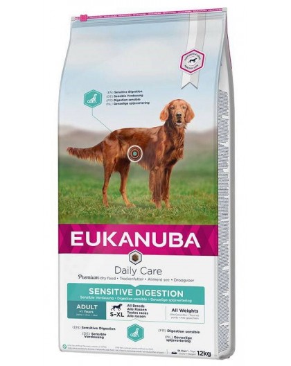 Eukanuba Daily Care Adult Sensitive Digestion - dry dog food - 12 kg