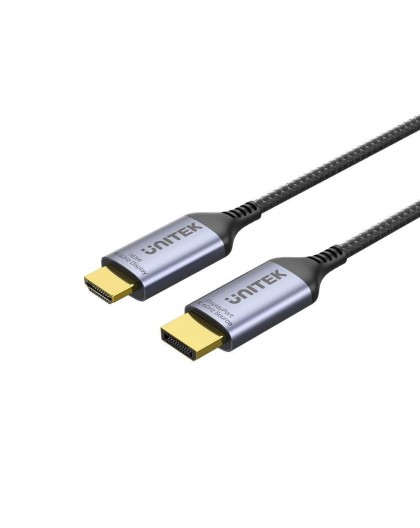 UNITEK CABLE DISPLAYPORT 1.4 TO HDMI 2.1, 8K, 1.8M