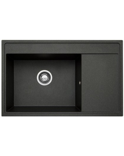 Sink PYRAMIS CAMEA 79X50 1B 1D L 070074301 black