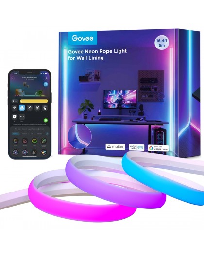 GOVEE H6641 5M Neon Rope Light for Wall Lining