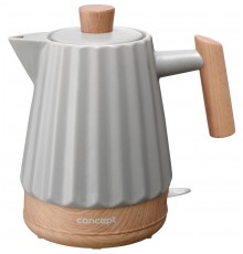 Concept RK0091 Ceramic electric kettle 1.5 l Light grey