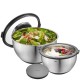 GEFU 35055 Round Bowl Black, Stainless steel 2 pc(s)