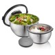 GEFU 35055 Round Bowl Black, Stainless steel 2 pc(s)
