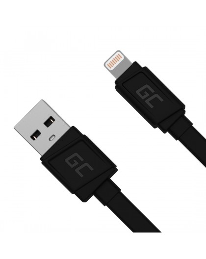 Green Cell KABGC02 lightning cable 0.25 m Black