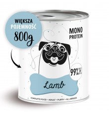 PAKA ZWIERZAKA Pepe Lamb - wet dog food - 800g