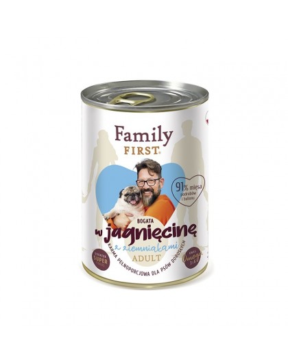 FAMILY FIRST Adult Lamb with potato - Wet dog food - 400 g