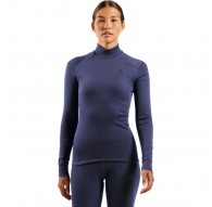 Odlo BL TOP turtle neck l/s ACTIVE WARM long-sleeved thermal underwear, size M, blue