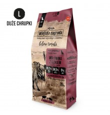 WIEJSKA ZAGRODA Beef with Wild Boar L – dry dog food – 20kg