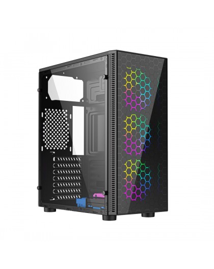 Gembird Fornax 500 Midi Tower Black