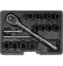 Yato YT-05897 screw/bolt extractor 16 pc(s)