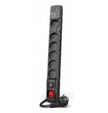 ACAR W2436 surge protector Black 6 AC outlet(s) 230 V 1.5 m