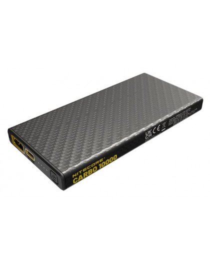 Nitecore CARBO 10000 power bank Lithium-Ion (Li-Ion) 10000 mAh Grey