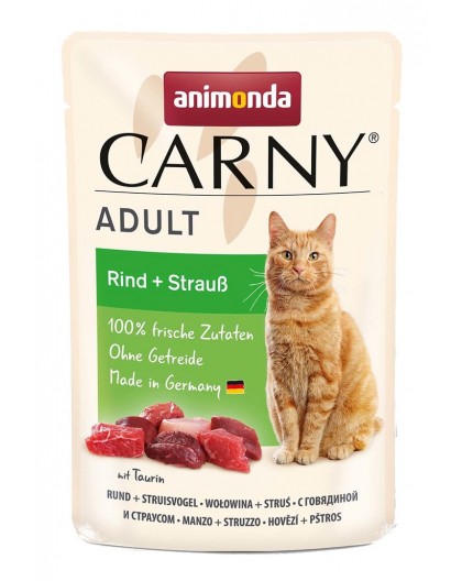 ANIMONDA Carny Adult Beef and ostrich - wet cat food - 85g