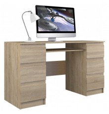 Topeshop KUBA SONOMA computer desk Oak colour