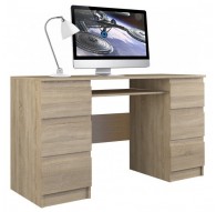 Topeshop KUBA SONOMA computer desk Oak colour