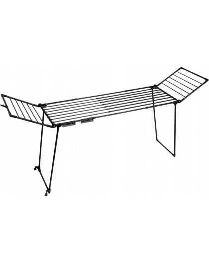 PROMIS MONZA clothes dryer, extendable + 2 wings, large, black