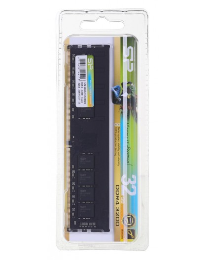 SILICON POWER DDR4 UDIMM RAM memory 3200 MHz CL22 32 GB (SP032GBLFU320X02) Black