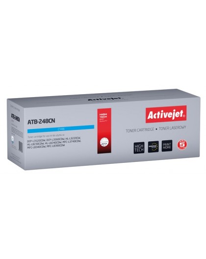 Activejet ATB-248CN Toner (Replacement for Brother TN248C Supreme 1000 pages cyan)