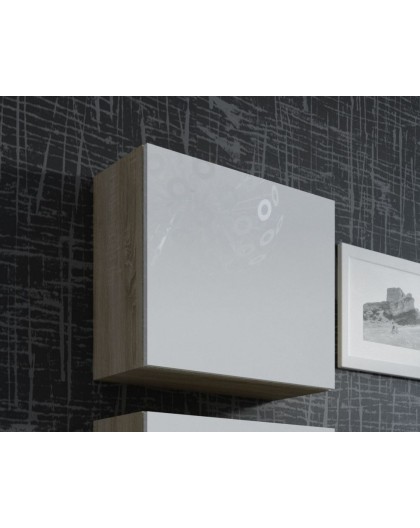 Cama Square cabinet VIGO 50/50/30 sonoma oak/white gloss