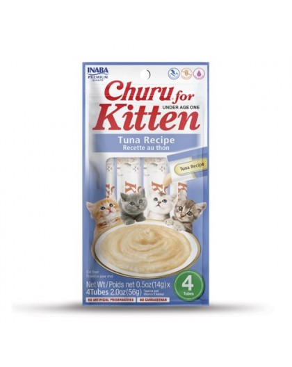 INABA Churu Kitten Tuna - cat treat - 4x14 g