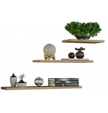Topeshop TOBI 3P ARTISAN shelve Floating shelf Wall mounted Particle board Oak, Wood
