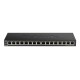 D-Link DGS-1016S Unmanaged Gigabit Ethernet (10/100/1000) Black
