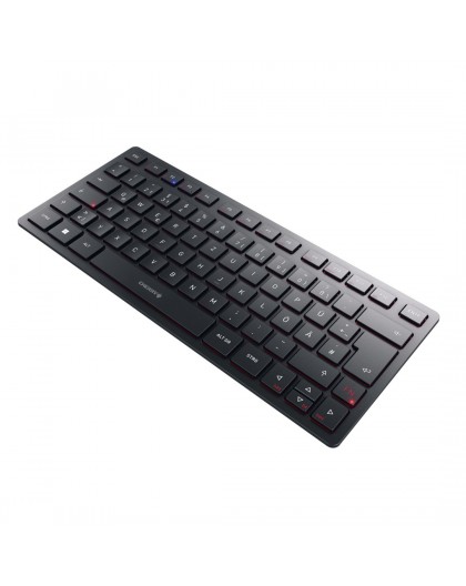 CHERRY KW 9200 MINI klaviatuur Universaalne USB + RF Traadita + Bluetooth QWERTZ Saksa Must