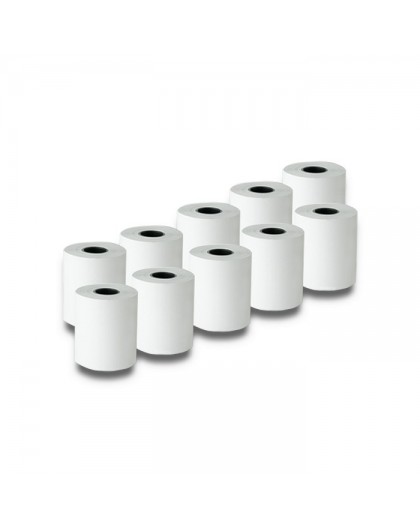 Qoltec 51900 Thermal roll 57 x 27 | 55g / m2 | 10 pcs. | BPA free