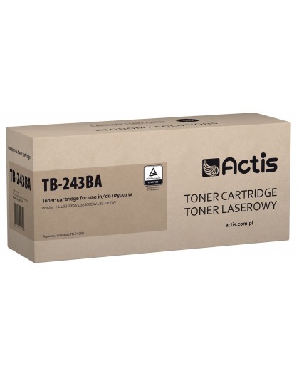 Actis TB-243BA toner (replacement for Brother TN-243BK Standard 1000 pages black)