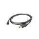 Lanberg CA-USBM-10CC-0010-BK USB cable USB 2.0 1 m Micro-USB B USB A Black