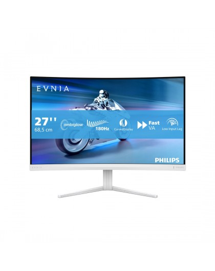 Philips Evnia 5000 27M2C5201L/00 LED display 68.6 cm (27") 1920 x 1080 pixels Full HD LCD White